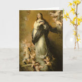 Die Unbefleckte Empfängnis Karte (Gelbe Blume)