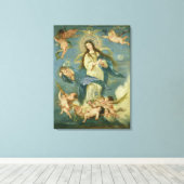 Die unbefleckte Empfängnis Leinwanddruck (Insitu (Holzboden))