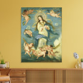 Die unbefleckte Empfängnis Leinwanddruck (Insitu (Wohnzimmer))
