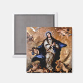 Die unbefleckte Empfängnis Magnet (Vorderseite/Rückseite)