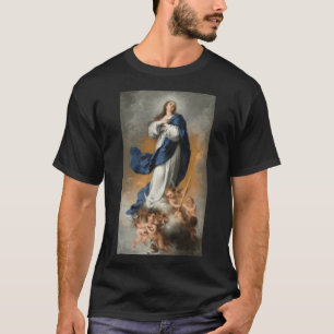 Die unbefleckte Empfängnis Murillo katholische Ges T-Shirt