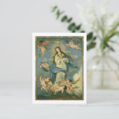 Die unbefleckte Empfängnis Postkarte (Stehend Vorderseite)