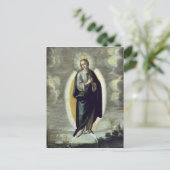 Die unbefleckte Empfängnis Postkarte (Stehend Vorderseite)