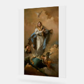 Die unbefleckte Empfängnis von Giovanni Tiepolo Acrylschild (Winkel)