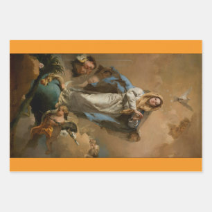 Die unbefleckte Empfängnis von Giovanni Tiepolo Geschenkpapier Set