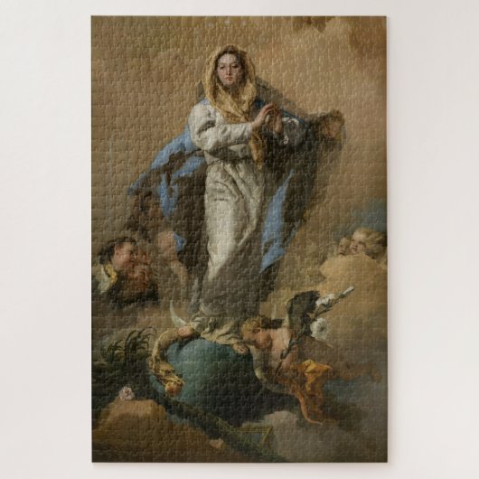 Die unbefleckte Empfängnis von Giovanni Tiepolo Puzzle (Vertikal)