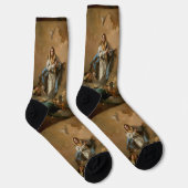 Die unbefleckte Empfängnis von Giovanni Tiepolo Socken (Rechts)