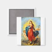 Die unbefleckte Empfängnis von Mary Magnet (Vorderseite/Rückseite)