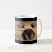 Die unbekannten Keeshond-und Schlag-Schlag-Witze Kaffeetasse (VorderseiteRechts)