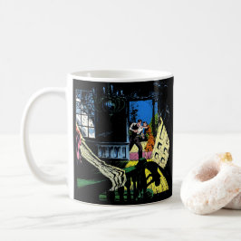 Die unbekannten Vintagen Comic der Trespassers Kaffeetasse
