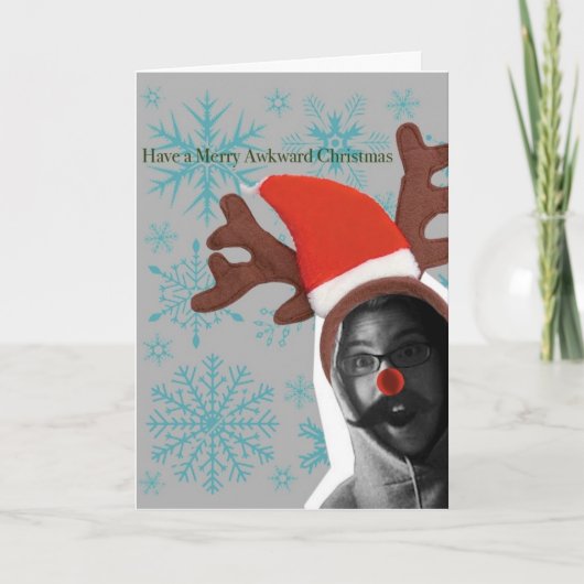 Die unbequeme Weihnachtskarte Feiertagskarte (Vorderseite)