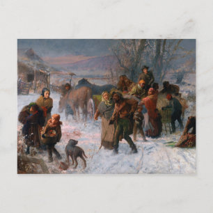 Die Underground Railroad von Charles T. Webber 189 Postkarte