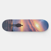 Die Unendlichkeit am Gipfel der Welt berühren Skateboard (Horizontal)