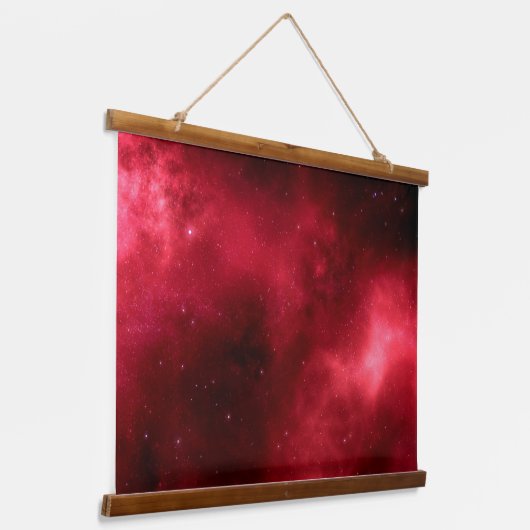 Die Unendlichkeit des Kosmos - Weltall Wandteppich Mit Holzrahmen (Gewinkelt)