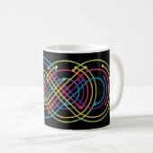 Die Unendlichkeit des Regenbogens kann alles symbo Kaffeetasse (VorderseiteRechts)