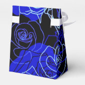 Die unerreichbare Blue Rose Blumenzelt-Gustenkiste Geschenkschachtel (Rückseite)