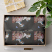 Die unerwartete Ankunft blauer Schmetterlinge Seidenpapier (Geschenk)