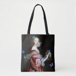 Die unerwartete Ankunft blauer Schmetterlinge Tasche