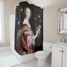 Die unerwartete Ankunft weiterer Schmetterlinge Duschvorhang