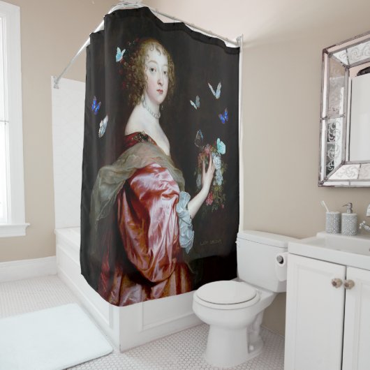 Die unerwartete Ankunft weiterer Schmetterlinge Duschvorhang (Beispiel)