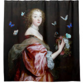 Die unerwartete Ankunft weiterer Schmetterlinge Duschvorhang (Vorderseite)