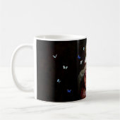 Die unerwartete Ankunft weiterer Schmetterlinge Kaffeetasse (Links)