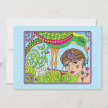 Die unerwartete_flache Karte 7"x5" einbinden