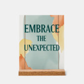 Die unerwartete Option 3 Acrylschild (Vorderseite)