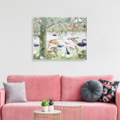 Die ungerade Ente Leinwanddruck (Insitu (Wohnzimmer))