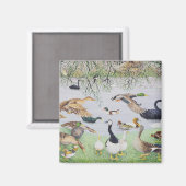 Die ungerade Ente Magnet (Vorderseite/Rückseite)