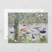 Die ungerade Ente Postkarte (Vorne/Hinten)