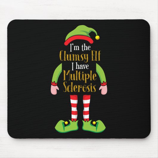 Die ungeschickte Elf-Multiple Sklerose MS S Mousepad (Vorne)