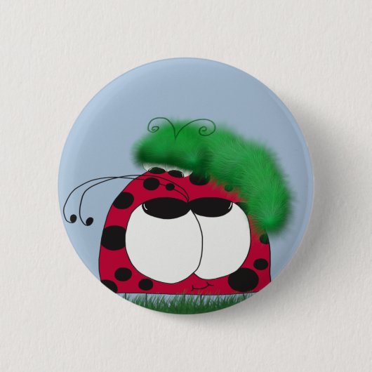 Die ungewöhnlichen Freunde Ladybug und Raupe Button (Vorderseite)