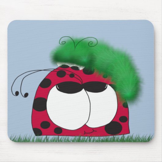 Die ungewöhnlichen Freunde Ladybug und Raupe Mousepad (Vorne)