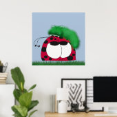 Die ungewöhnlichen Freunde Ladybug und Raupe Poster (Heimbüro)