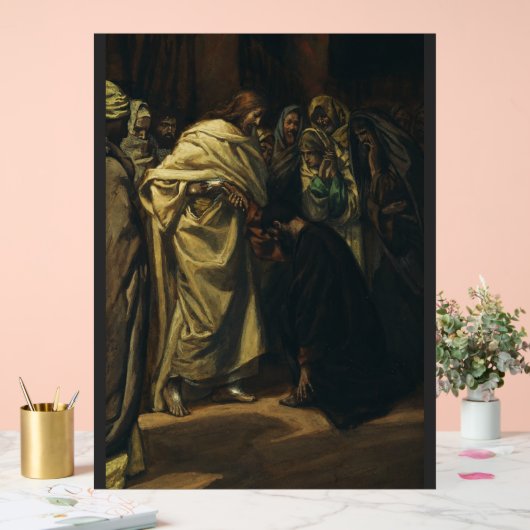 Die Ungläubigkeit des Heiligen Thomas durch James Acrylschild (Hochzeit)