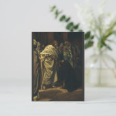 Die Ungläubigkeit des Heiligen Thomas durch James Postkarte (Stehend Vorderseite)