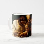 Die Ungläubigkeit von St Thomas, 1602-03 Kaffeetasse (Vorderseite Links)