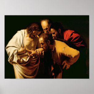 Die Ungläubigkeit von St Thomas, 1602-03 Poster