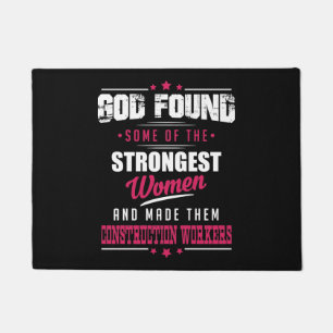 Die Unglaublich witzig Berufe der Bauarbeiter Fußmatte