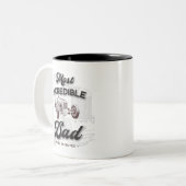 Die unglaublichste Vater Race Car Tasse (Vorderseite Links)