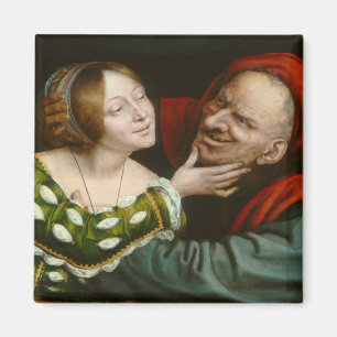 Die ungleichen Liebenden (von Quentin Massys) Magnet