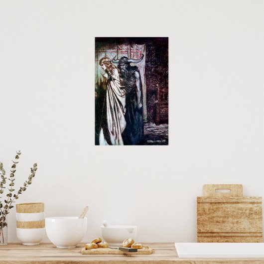 Die unglückliche Braut Poster (Küche)