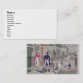 Die unglückliche Entdeckung, 'von den modernen Visitenkarte (Vorne/Hinten)