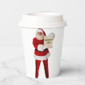 Die unheilvolle Liste des Weihnachtsmanns Pappbecher (Rückseite)