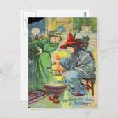 Die unheilvollen Charme Halloween Postkarte (Vorne/Hinten)