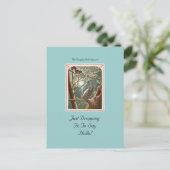 Die unheimlich kleine Eichhörnchen-Postkarte Postkarte (Stehend Vorderseite)