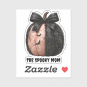 Die unheimliche Mama Halloween Pumpkin Aufkleber (Blatt)