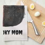 Die unheimliche Mama Halloween Pumpkin Geschirrtuch (Viertel Falte)