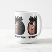 Die unheimliche Mama Halloween Pumpkin Kaffeetasse (VorderseiteRechts)